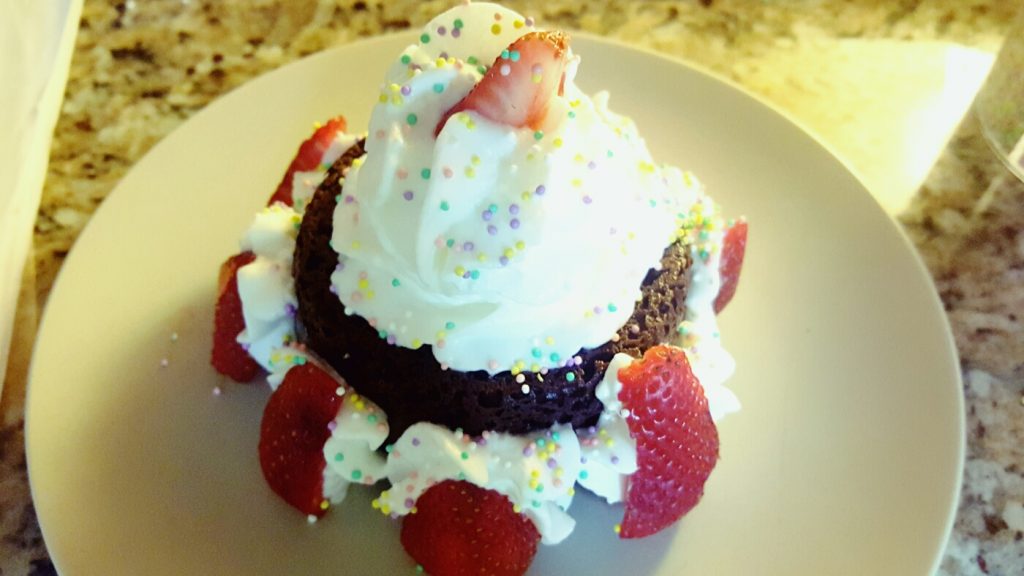 Low Carb Chocolate Lava Cake !