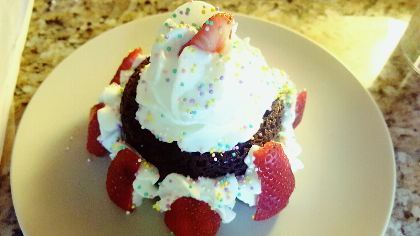 Low Carb Chocolate Lava Cake !