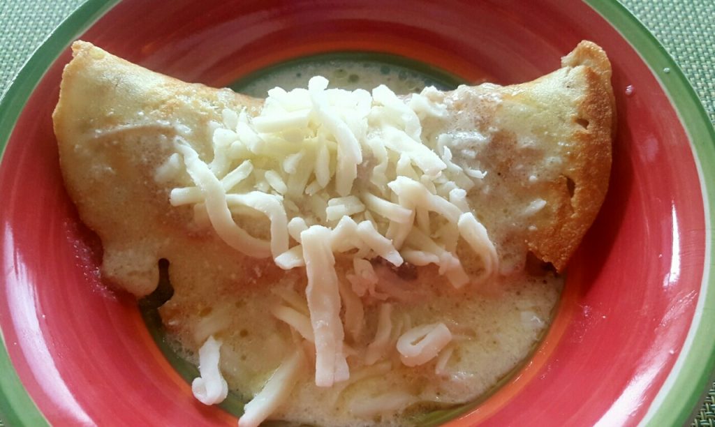 Low carb almond meal crepes