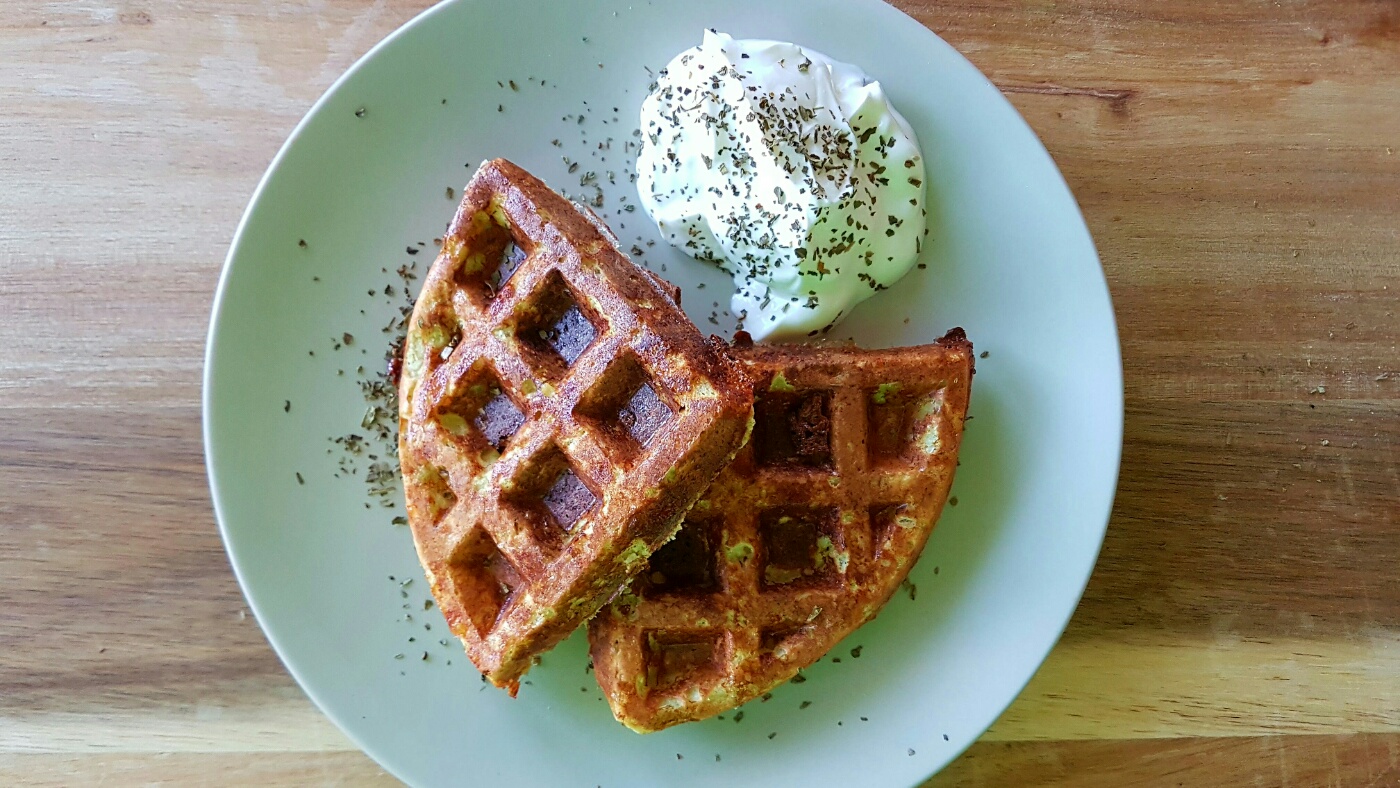 Low Carb and Gluten-Free Zucchini Waffles