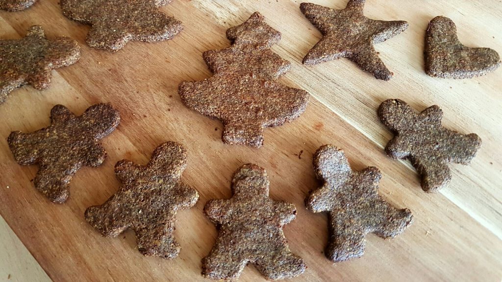 My flaxseed gingerbread men