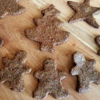 My flaxseed gingerbread men