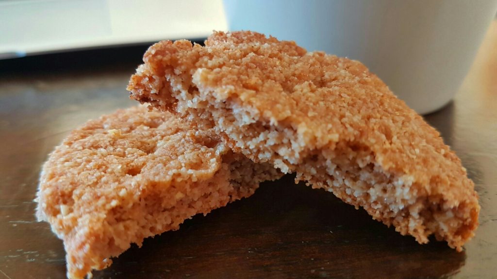 A crunchy low carb butter biscuit