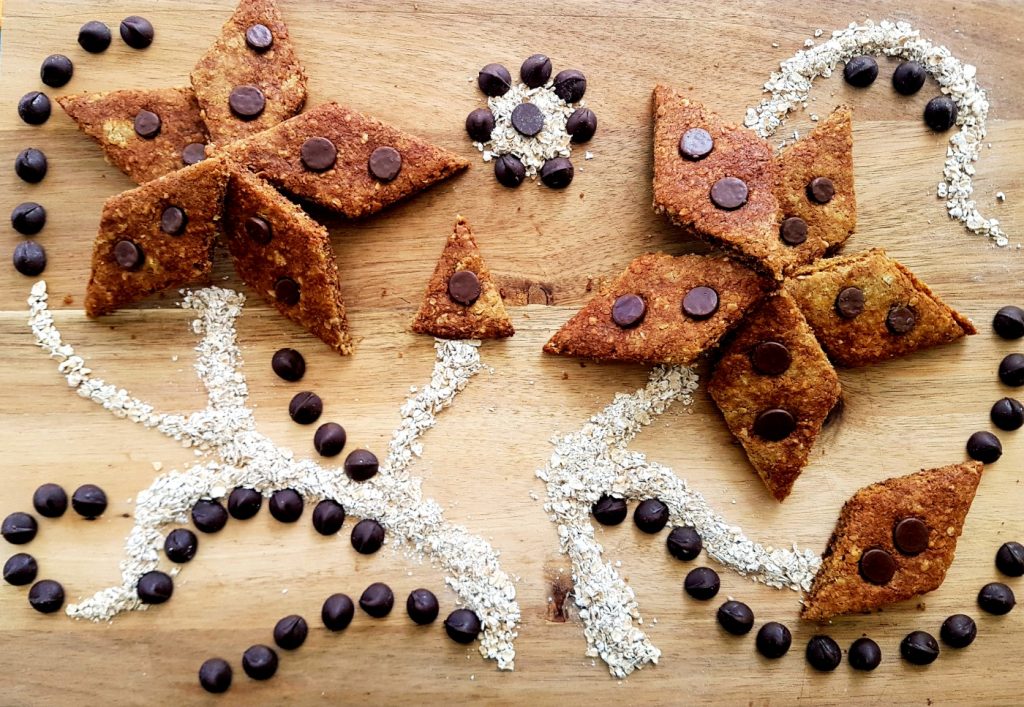 Golden flaxseed honey flaps